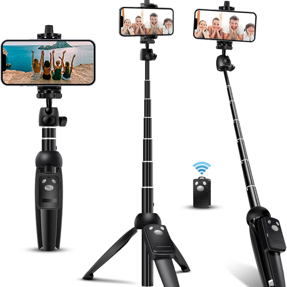 Selfie stick tripod 42 Inch Aluminum Alloy new model with Wireless Remote